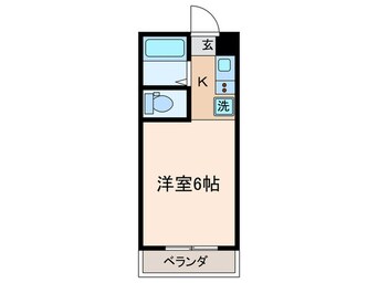 間取図 シャトーニシムラ