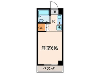 間取図 シャトーニシムラ