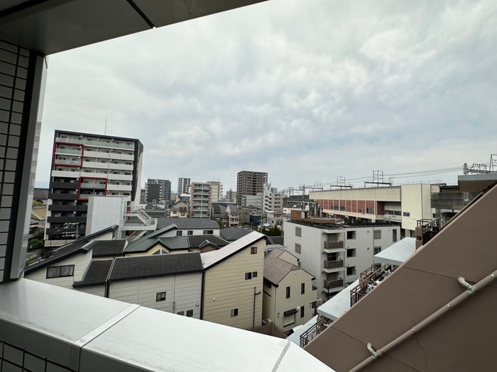 室内からの展望 ロイヤル天王寺南