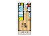 バンブ－フォレスト 1Rの間取り