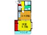 サンライズＭＴ 1DKの間取り