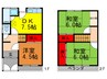 西田様貸家 3DKの間取り