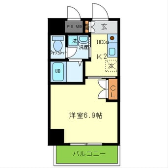 間取図 エトワール瓦町