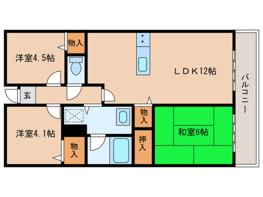 間取図 アルカディア