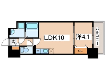 間取図 ＡＮＤ　ＴＥＲＲＡＣＥ　天王寺