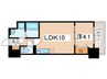 ＡＮＤ　ＴＥＲＲＡＣＥ　天王寺 1LDKの間取り