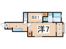 ミルクール 1SKの間取り