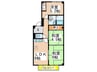 新栄プロパティー小山Ⅱ 3LDKの間取り