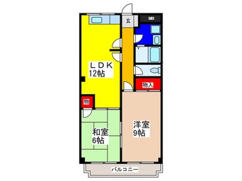 間取図 パティオ国分