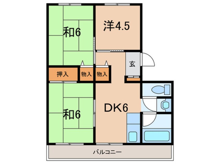 間取図 吉川ハイツ