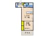 Ｂｉｒｄｈｉｌｌ塚本通 1LDKの間取り