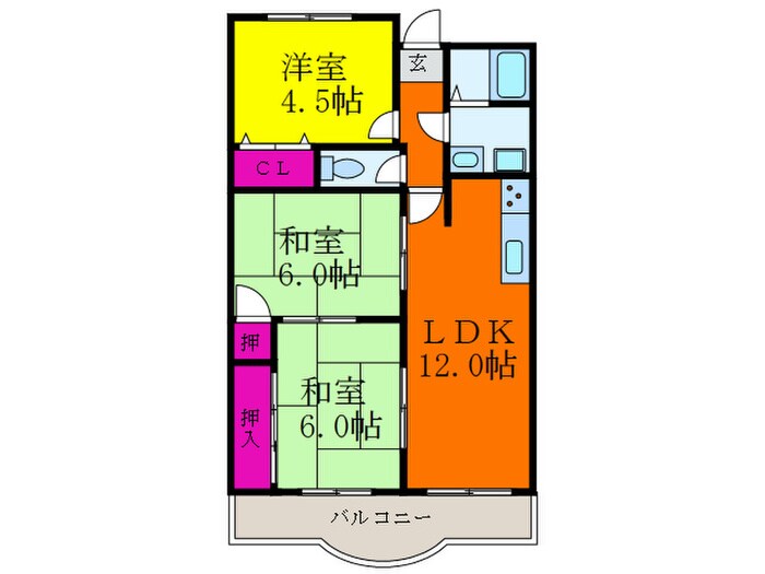 間取り図 Hillside Terrace 千里丘