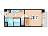 コ－ジ－コ－ト 1Kの間取り