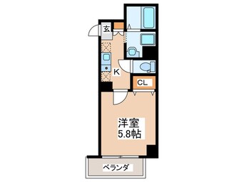 間取図 みおつくし西難波