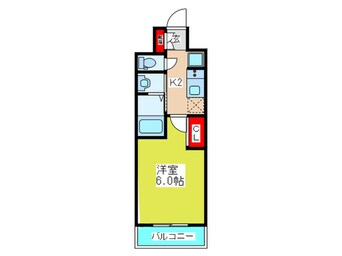 間取図 ｴｽﾃﾑｺｰﾄ中之島GATEⅡ(702)