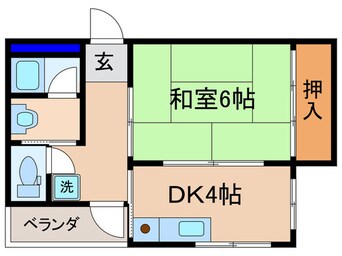 間取図 中央ハイツ ナカハラ