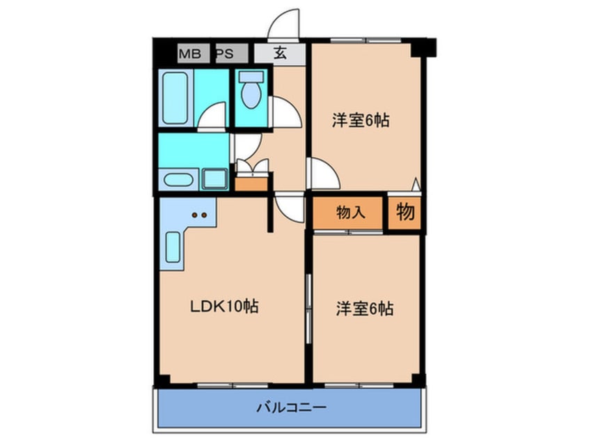 間取図 ジオナ塚本