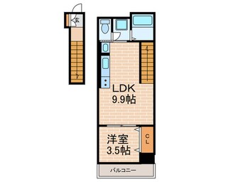 間取図 リベルテ逆瀬川