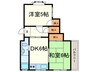 ローズハイツ 2DKの間取り