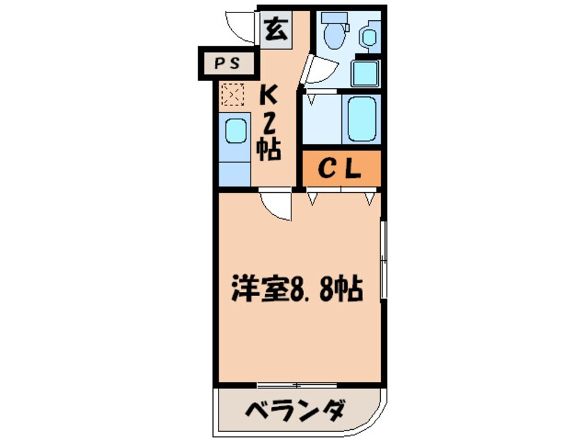 間取図 ルーミネス芦谷二番館