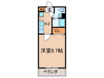 間取図 ルーミネス芦谷二番館