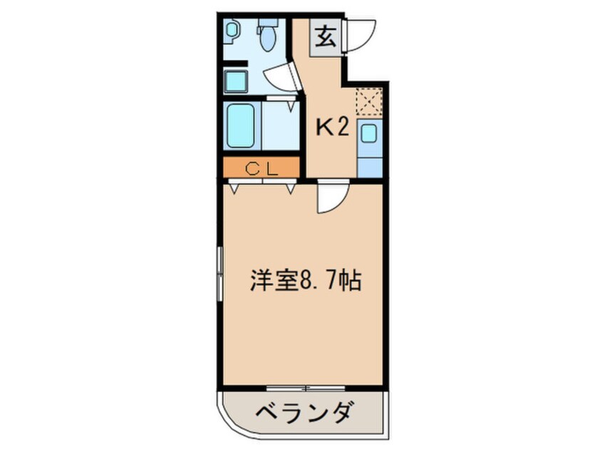 間取図 ルーミネス芦谷二番館