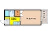メゾンサンフル箕面 1Rの間取り