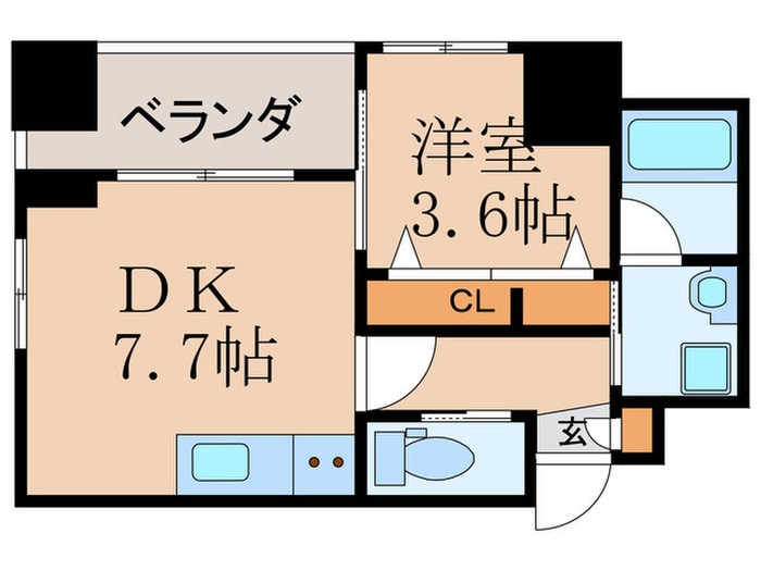 間取り図 ノルデンタワ－南森町プレミアム