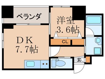 間取図 ノルデンタワ－南森町プレミアム
