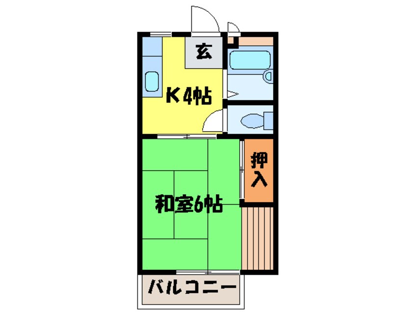 間取図 ウインディア２１　Ｂ棟