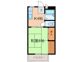 間取図 ウインディア２１　Ｂ棟