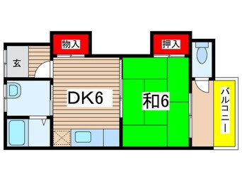 間取図 奥田荘