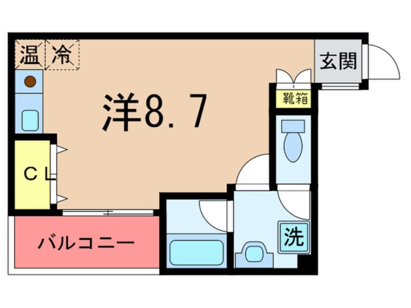 間取図 シンプルライフ新開地Ⅱ
