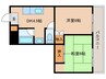 ロイヤル平野 2DKの間取り