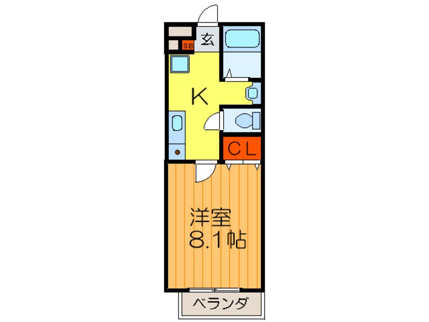 間取図 ハイツ陽だまり