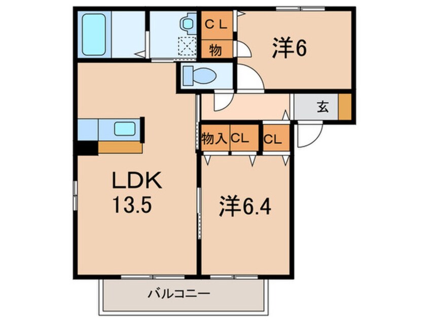 間取図 シャーメゾンアナナス