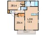 シャーメゾンアナナス 2LDKの間取り