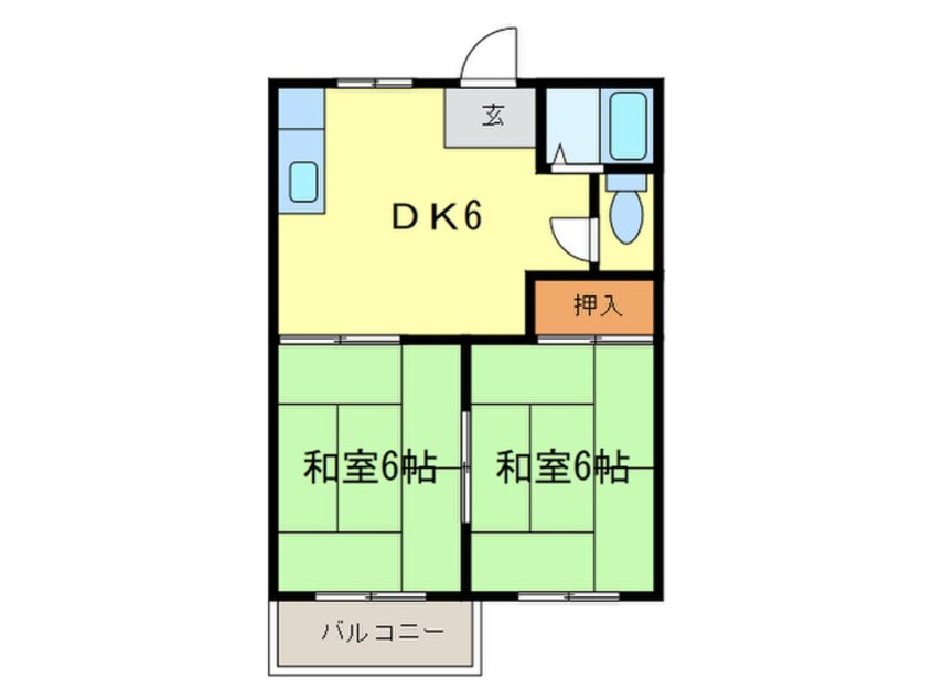 間取図 ガ－デン立石Ｂ棟