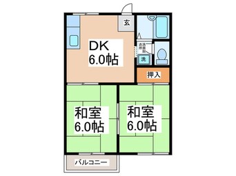 間取図 ガ－デン立石Ｂ棟