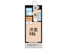メゾンナカノ 1Kの間取り