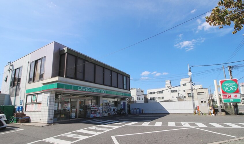 ローソンストア１００東住吉今川店(コンビニ)まで400m メゾンナカノ