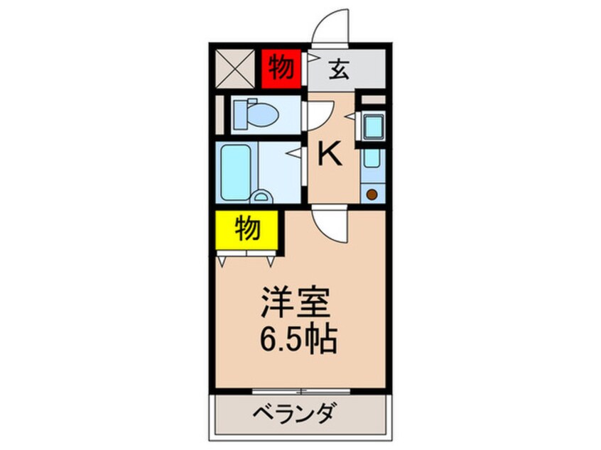 間取図 ブライティ　ミル