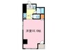センティ－レパ－クフロント 1Kの間取り