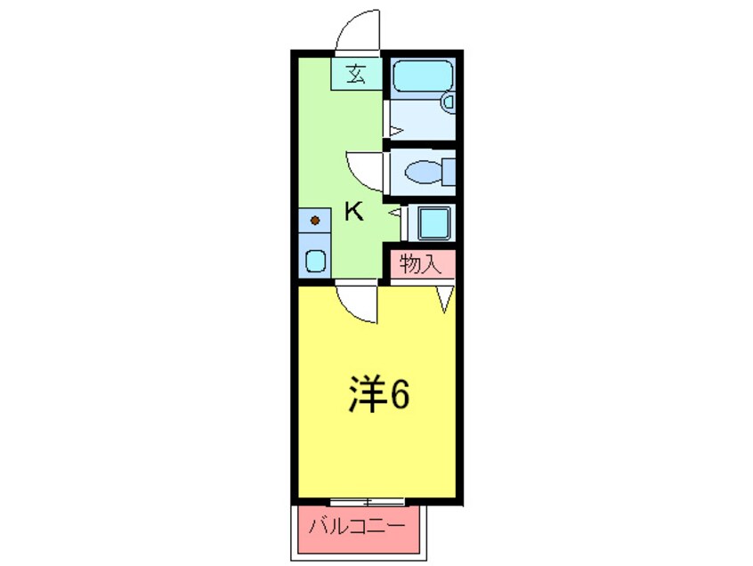 間取図 アパ－トメント林