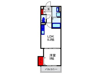 間取図 クリエオーレ箕輪