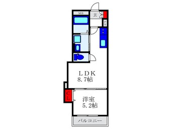 間取図 クリエオーレ箕輪