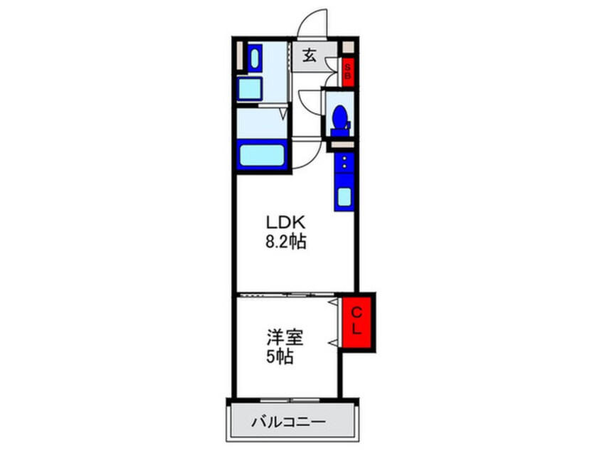 間取図 クリエオーレ箕輪