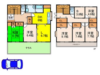 間取図 西宮市青葉台戸建