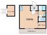 ルミエール西代Ａ棟 1Rの間取り