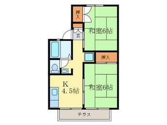 間取図 セジュ－ルマミＡ･Ｂ